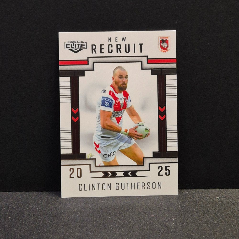 2025 NRL Traders Elite - New Recruit - NR25 - Clinton Gutherson