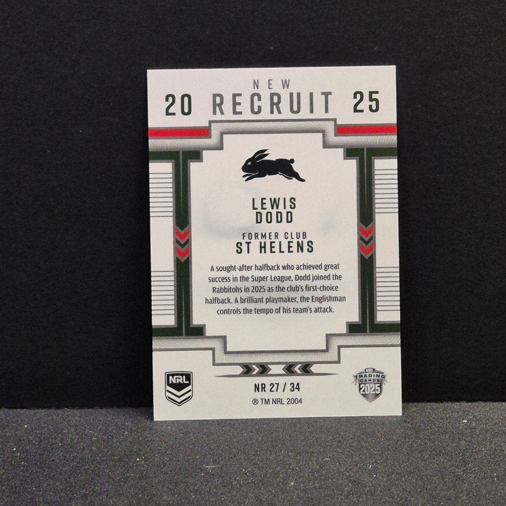 2025 NRL Traders Elite - New Recruit - NR27 - Lewis Dodd