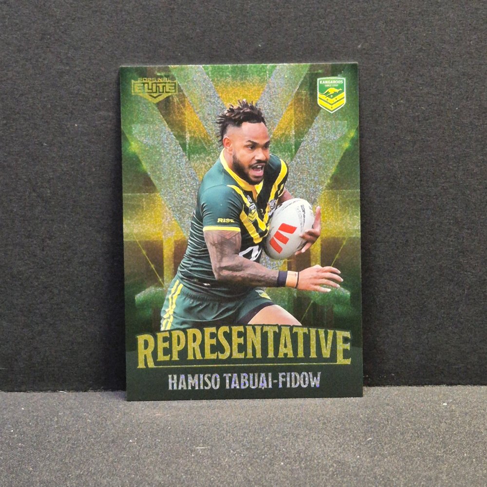 2025 NRL Traders Elite - Representative - REP14 - Hamiso Tabuai-Fidow - Kangaroos