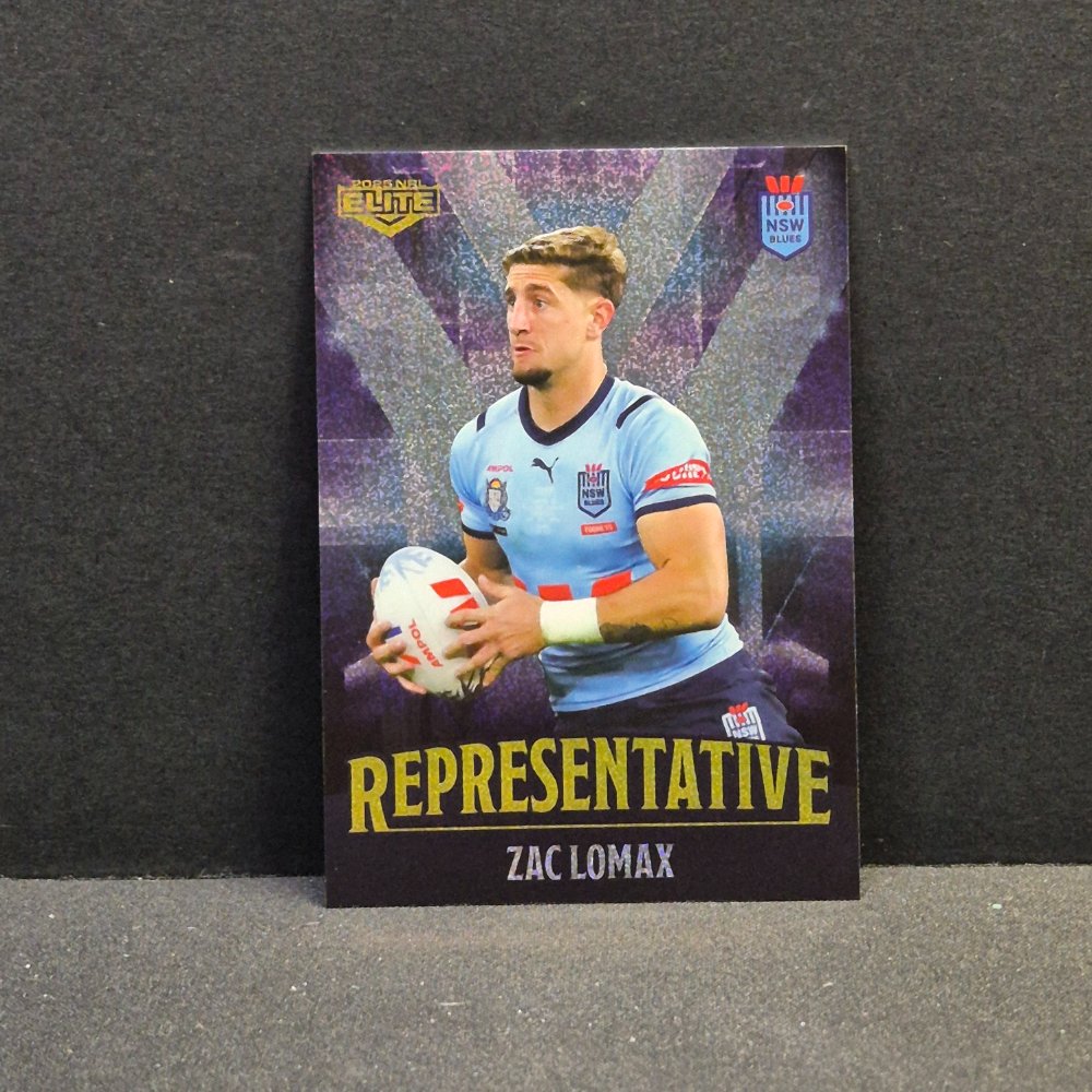 2025 NRL Traders Elite - Representative - REP19 - Zac Lomax - New South Wales