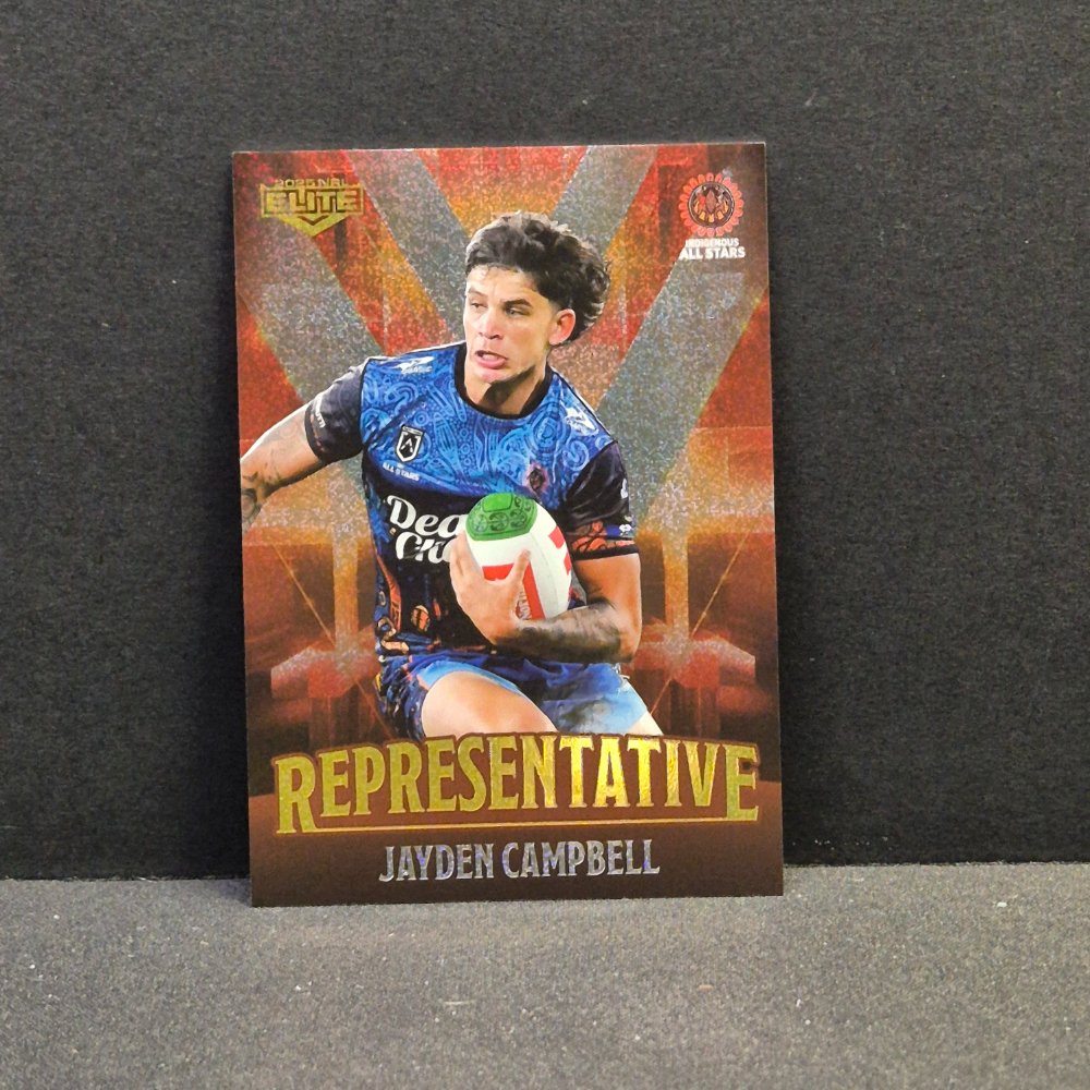 2025 NRL Traders Elite - Representative - REP33 - Jayden Campbell - All Stars