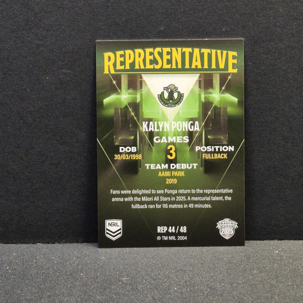 2025 NRL Traders Elite - Representative - REP44 - Kalyn Ponga - All Stars