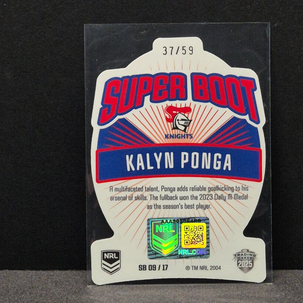 2025 NRL Elite - Super Boot - SB09 - Kalyn Ponga