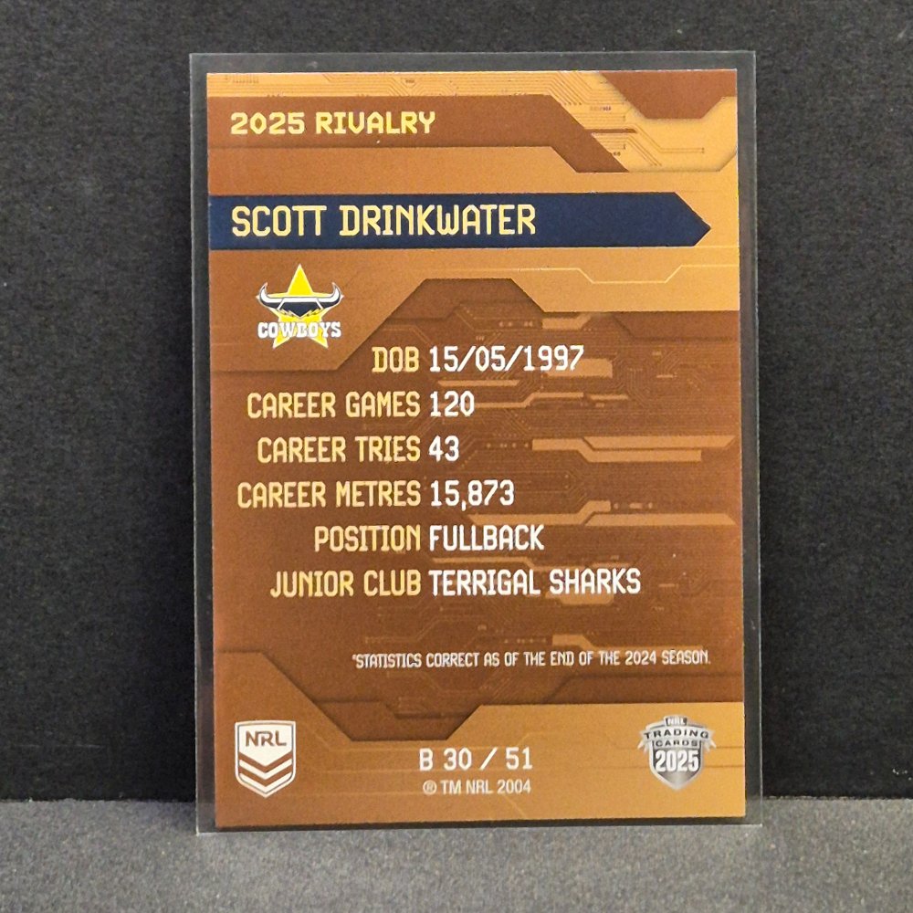2025 NRL Rivalry - Bronze Special - B30 - Scott Drinkwater