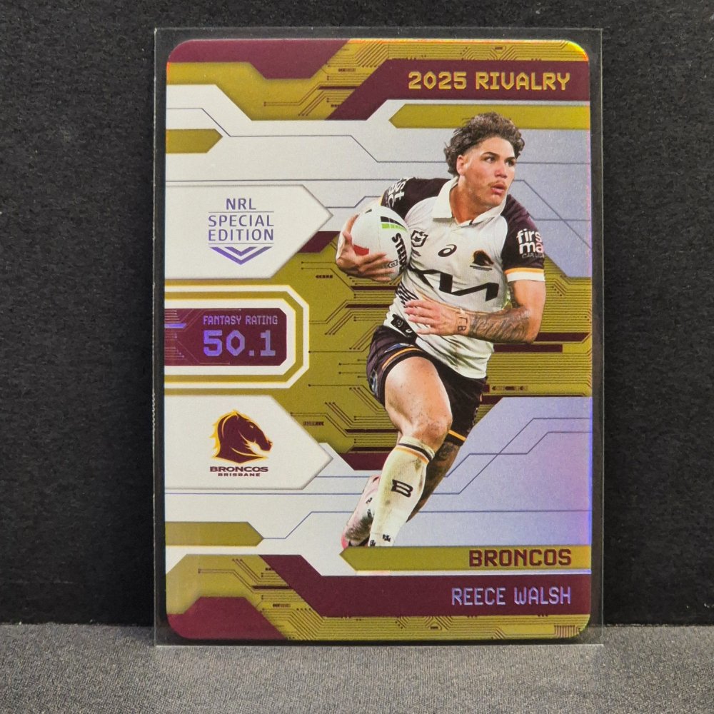 2025 NRL Rivalry - Game Card - G006 - Reece Walsh