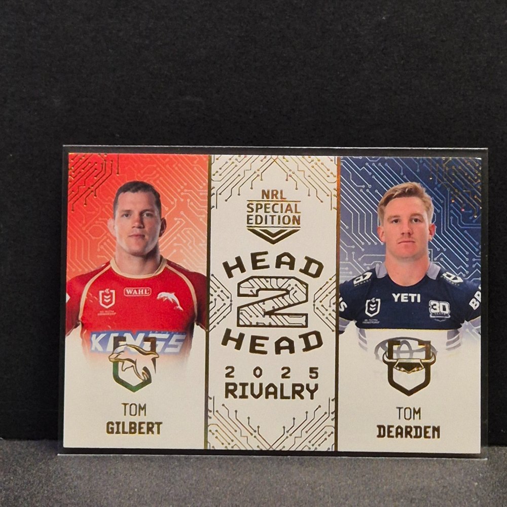 2025 NRL Rivalry - Head 2 Head - H2H05 - Gilbert/Dearden