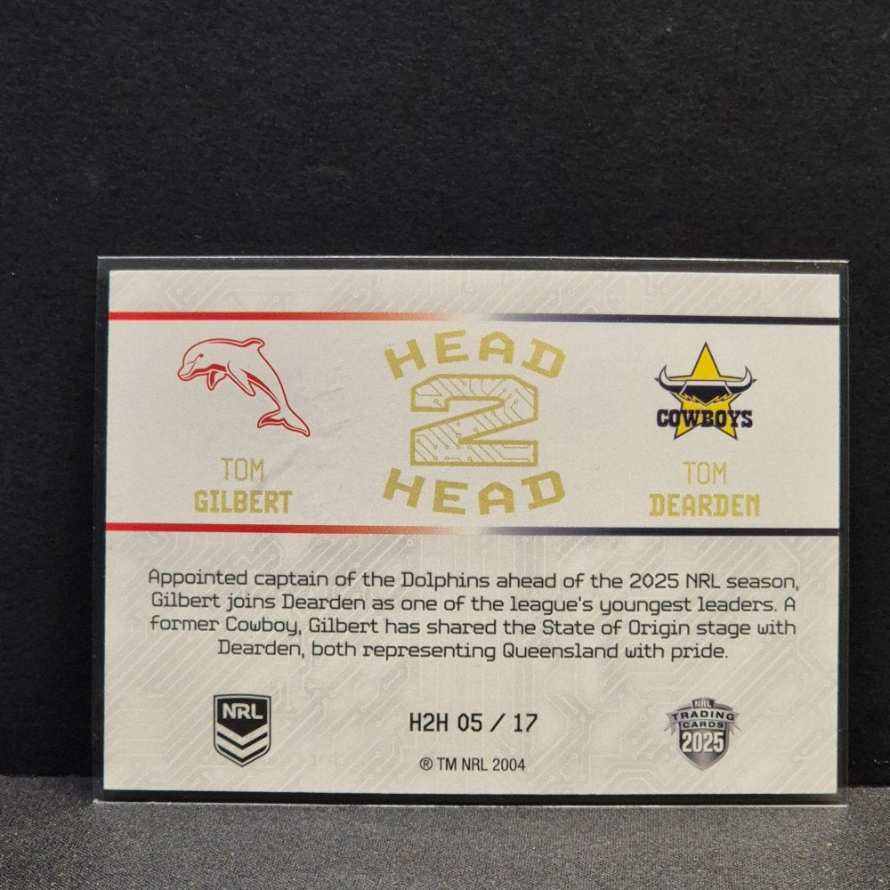 2025 NRL Rivalry - Head 2 Head - H2H05 - Gilbert/Dearden