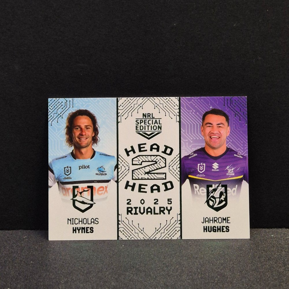 2025 NRL Rivalry - Head 2 Head Green - H2HG04 - Hynes/Hughes