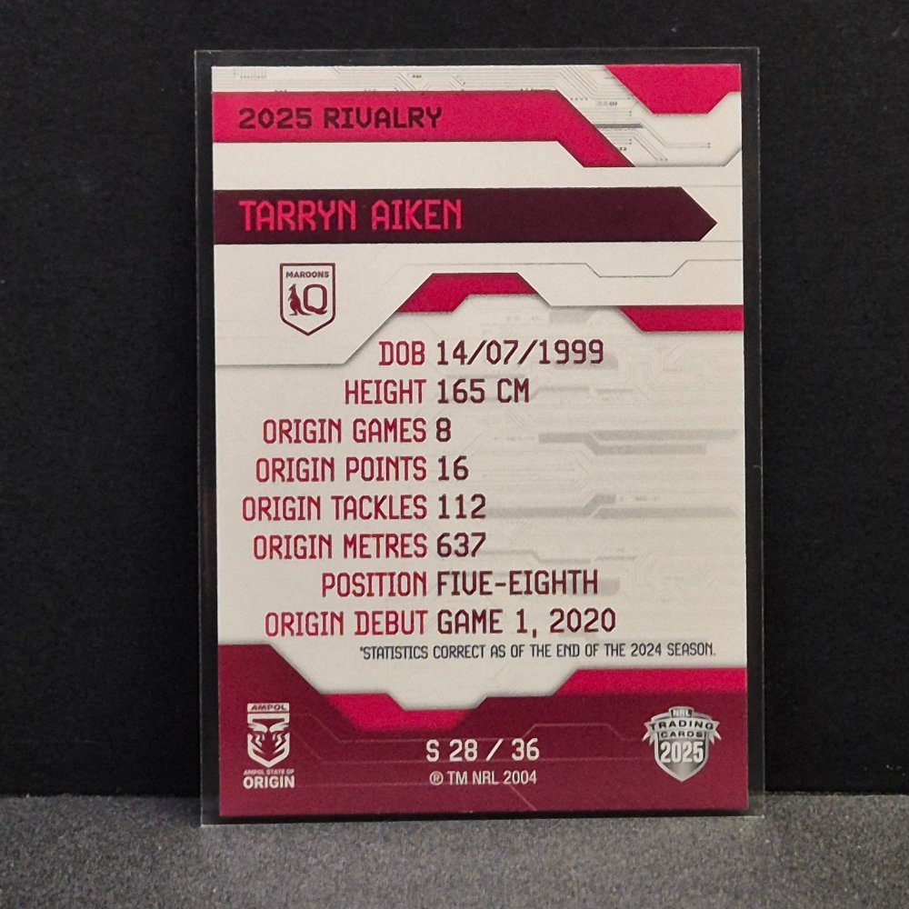 2025 NRL Rivalry - Silver Special - S28 - Tarryn Aiken