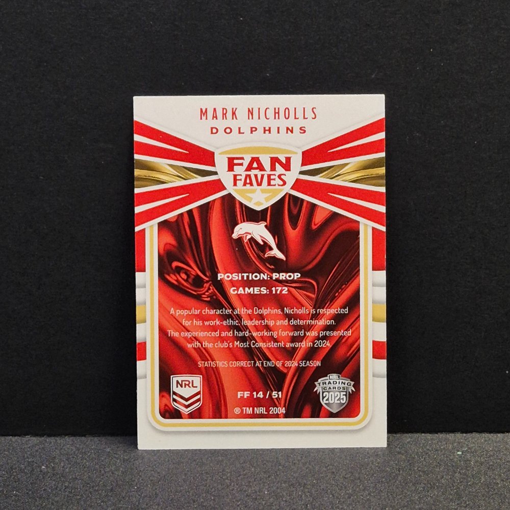 2025 NRL Traders - Fan Faves - FF14 - Mark Nicholls