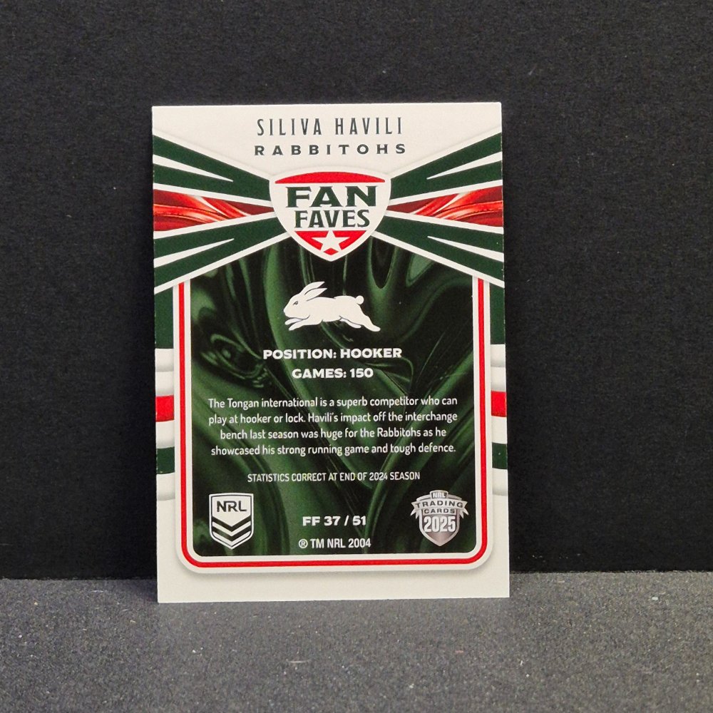 2025 NRL Traders - Fan Faves - FF37 - Siliva Havili