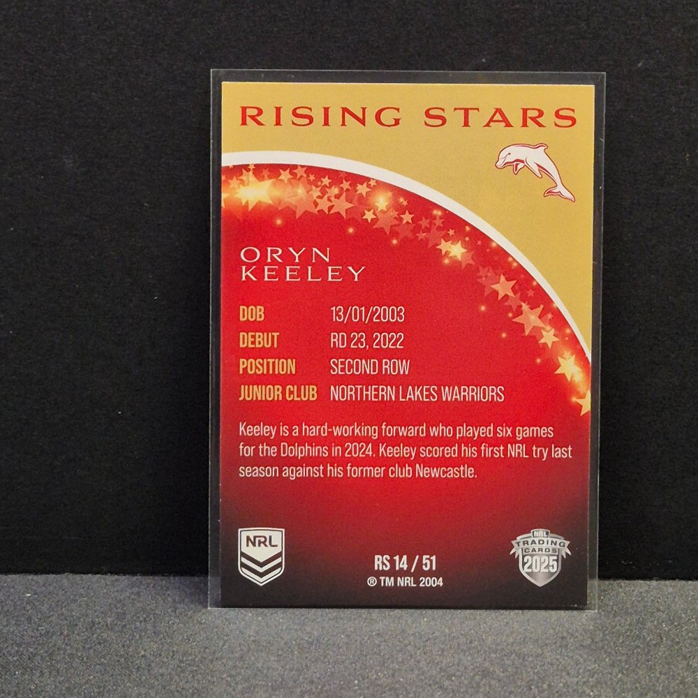 2025 NRL Traders - Rising Stars - RS14 - Oryn Keeley