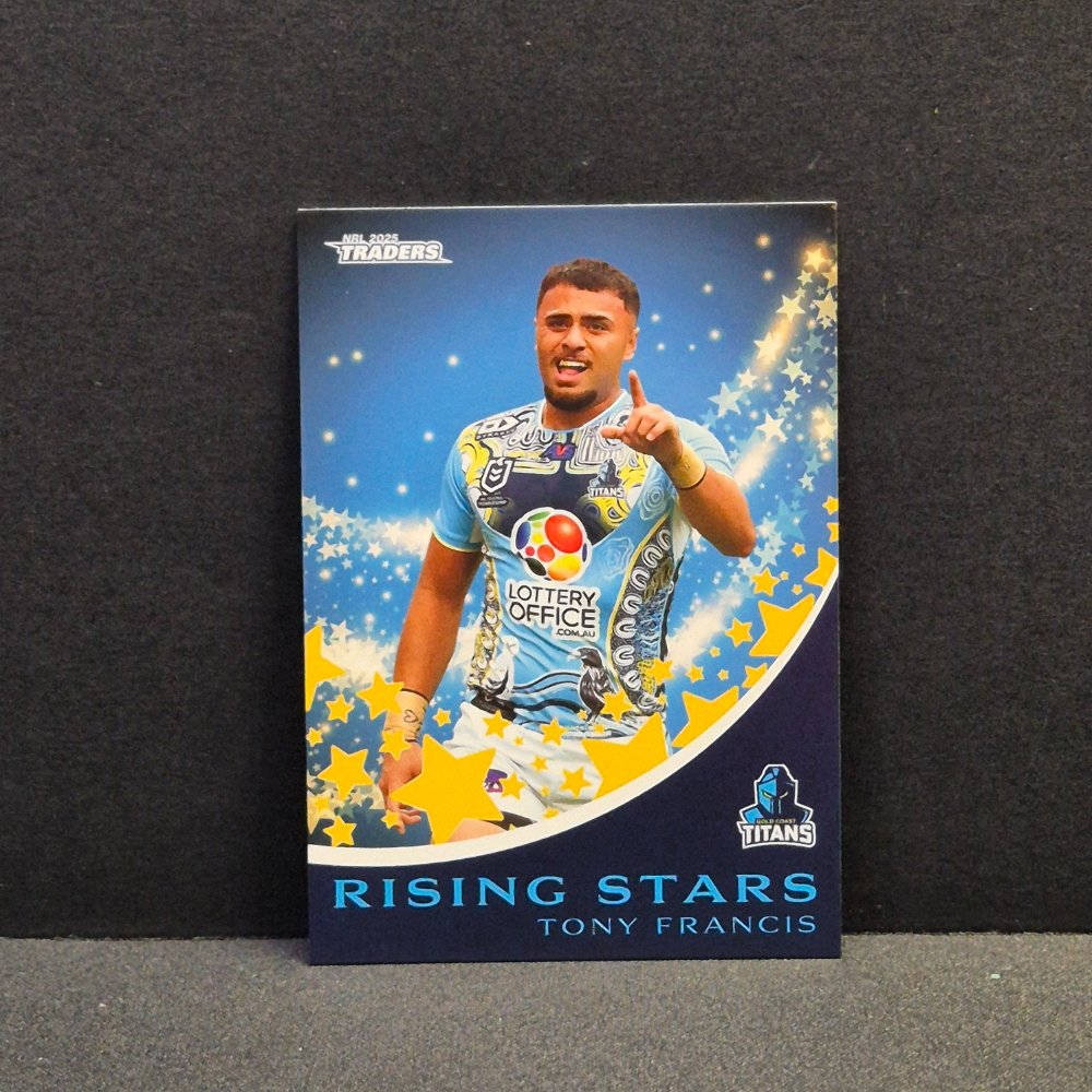 2025 NRL Traders - Rising Stars - RS16 - Tony Francis