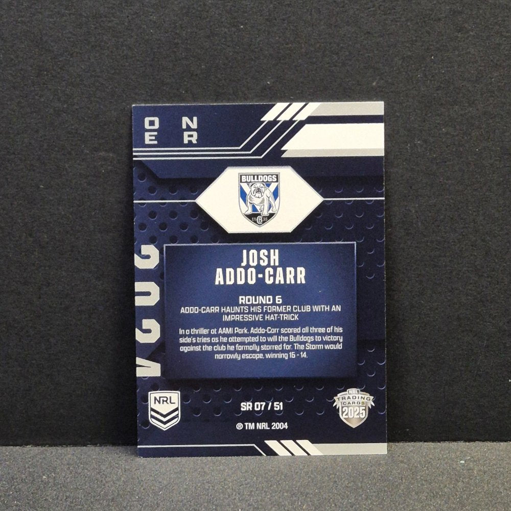 2025 NRL Traders - Season to Remember - SR07 - Josh Addo-Carr