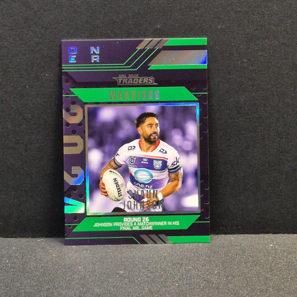 2025 NRL Traders - Season to Remember - SR48 - Shaun Johnson