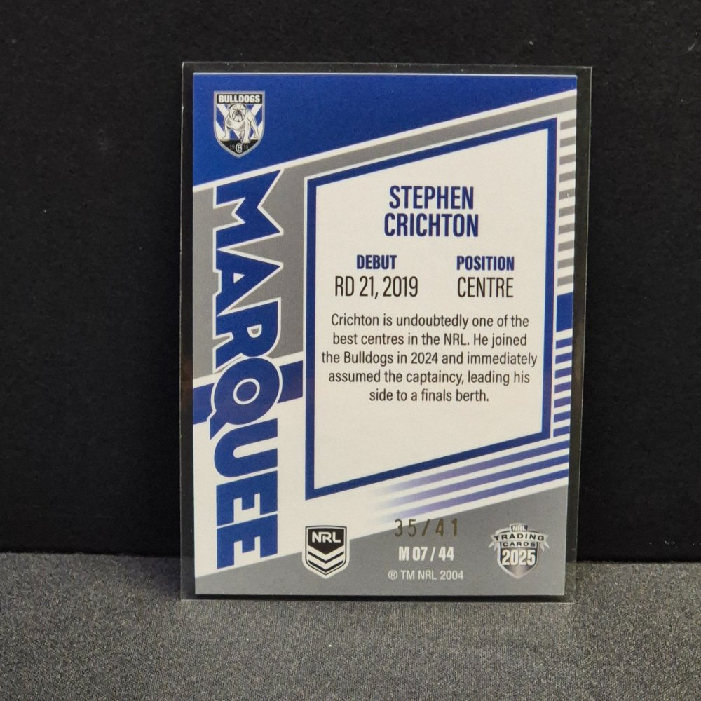 2025 NRL Traders Elite - Marquee Priority - M07 - Stephen Crichton