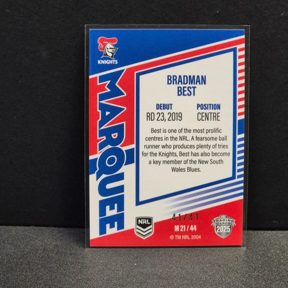 2025 NRL Traders Elite - Marquee Priority - MP21 - Bradman Best