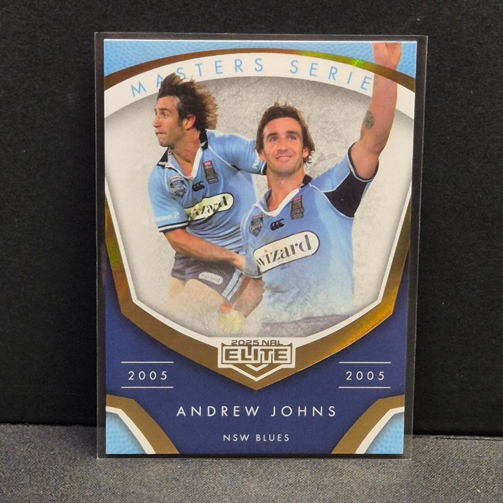2025 NRL Traders Elite - Master Series - MS11 - Andrew Johns - NSW Blues
