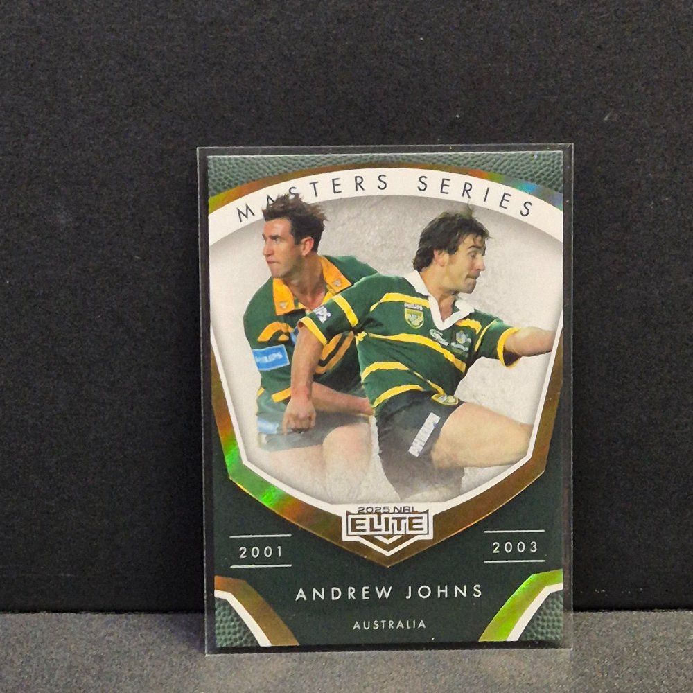 2025 NRL Traders Elite - Master Series - MS14 - Andrew Johns - Kangaroos