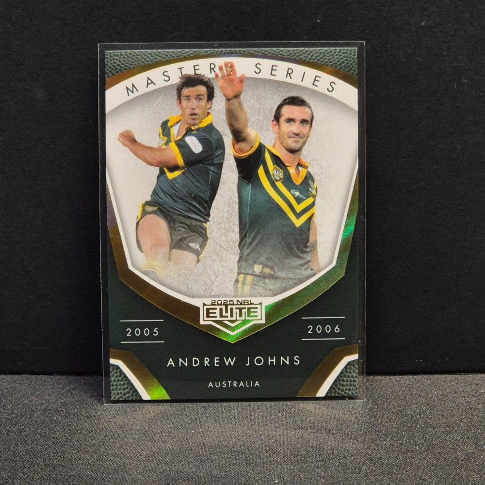 2025 NRL Traders Elite - Master Series - MS15 - Andrew Johns - Kangaroos