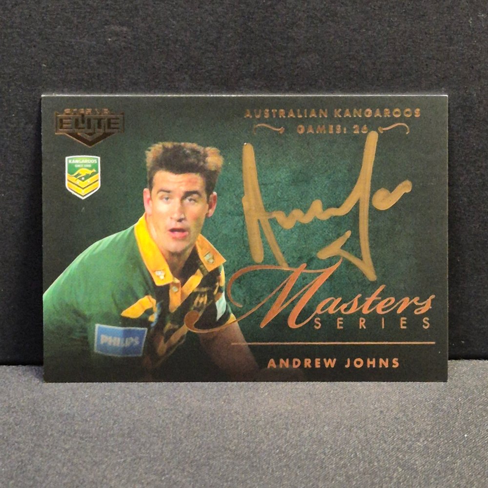 2025 NRL Elite Masters Signature Series – MSS01 - Andrew Johns - Australian Kangaroos