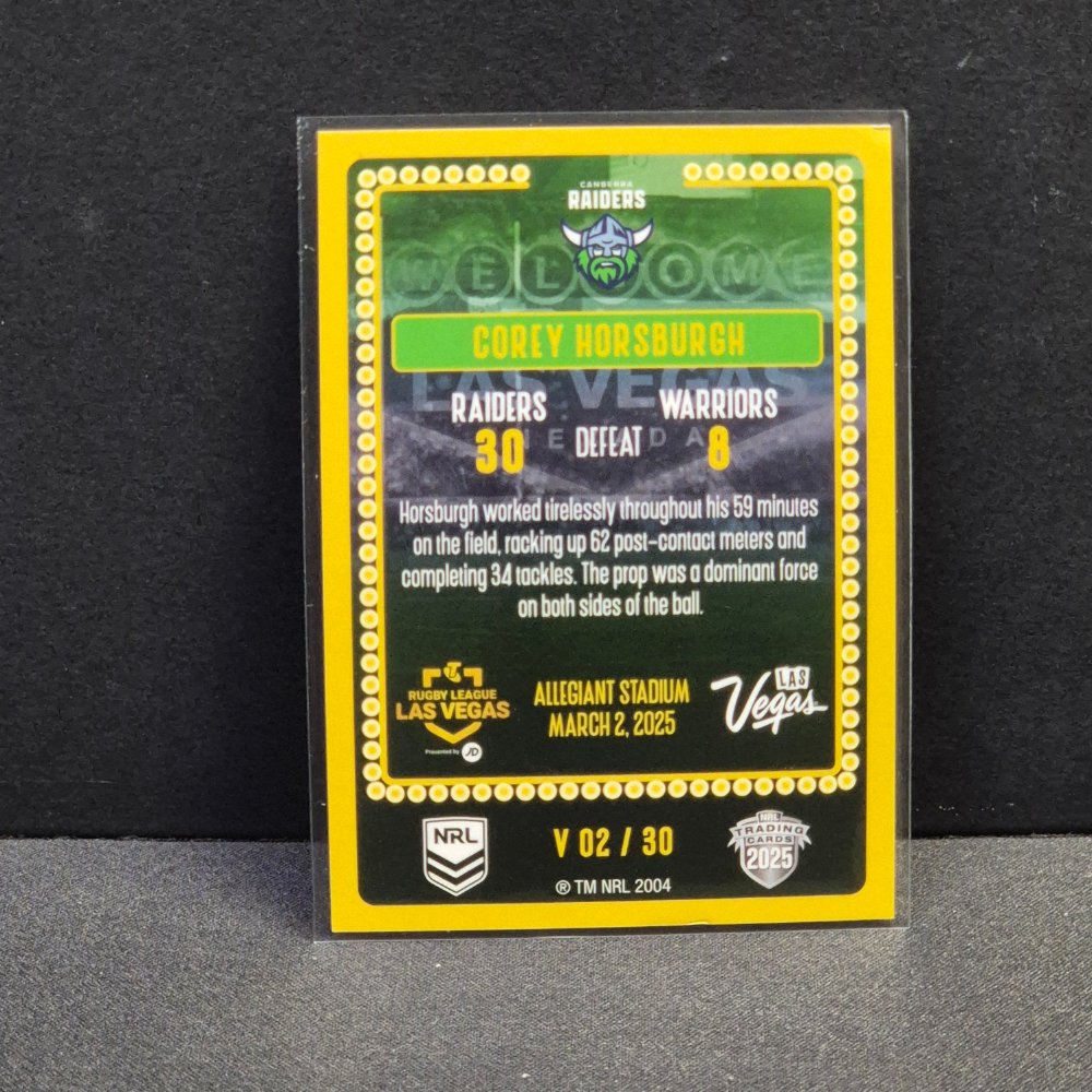 2025 NRL Traders Elite - Vegas Round - V02 - Corey Horsburgh
