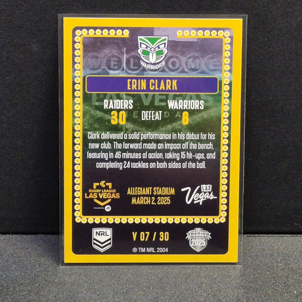 2025 NRL Rivalry - Las Vegas Round - LV07 - Erin Clark