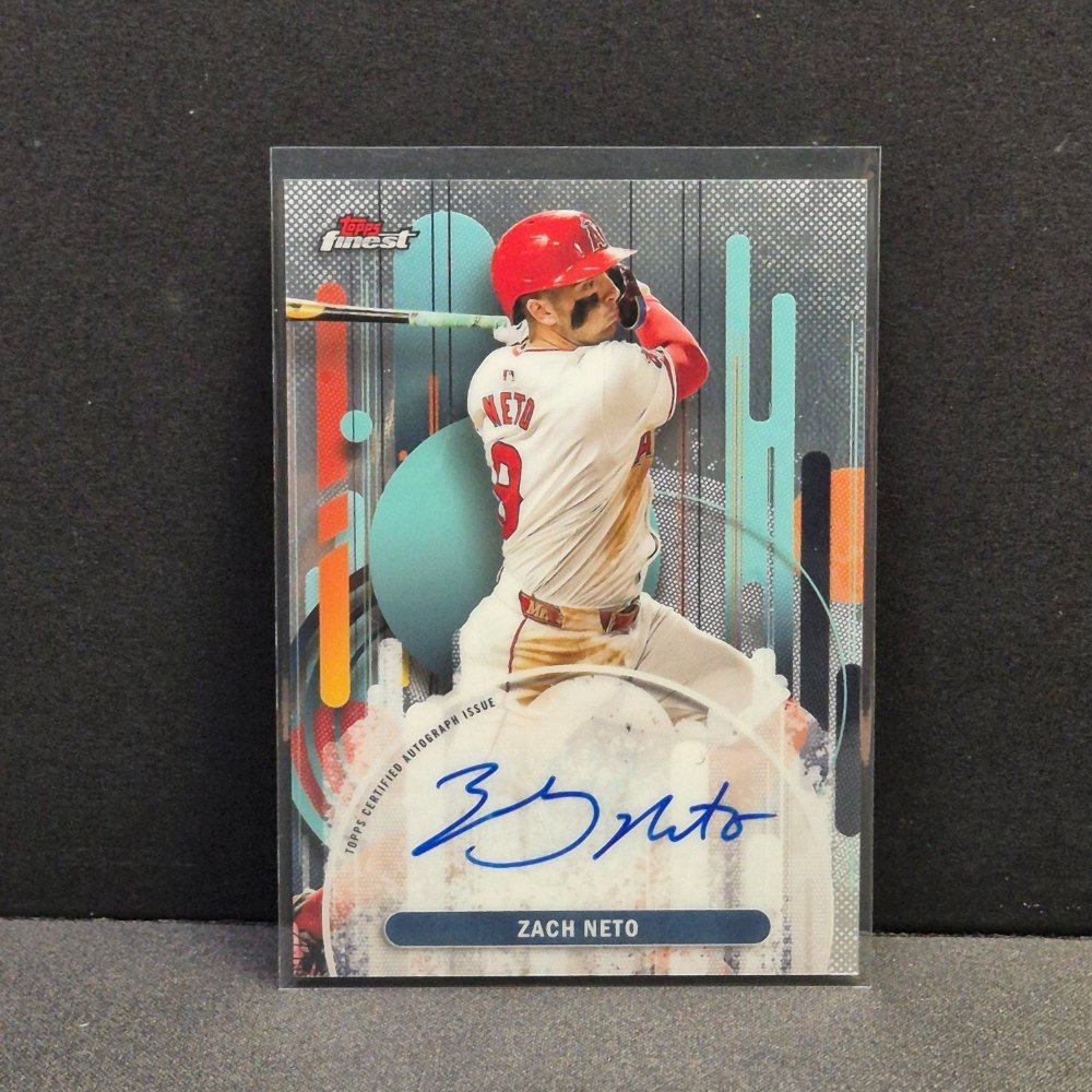 2025 Topps Finest Zach Neto Autograph FA-ZN