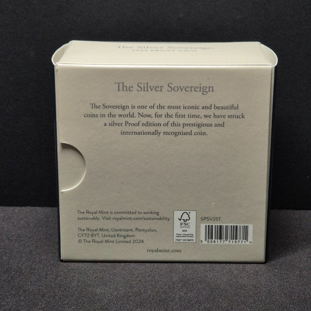 2025 UK The Silver Sovereign Proof Coin