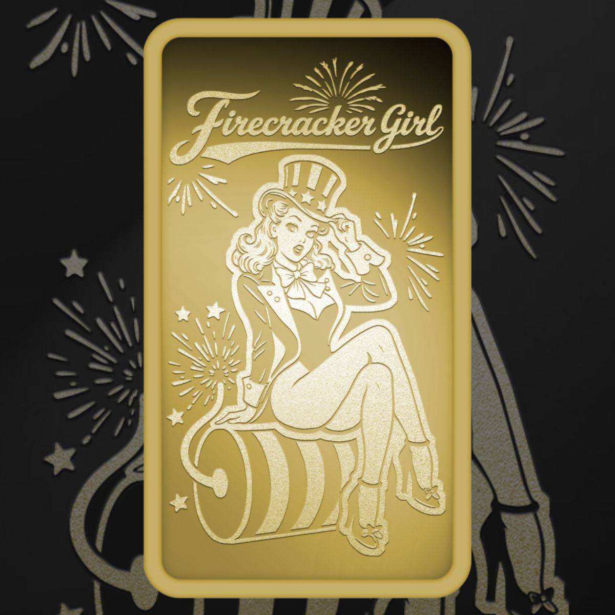 2026 Liberia $20 Firecracker Girl 1/200oz Fine Gold Proof Coin