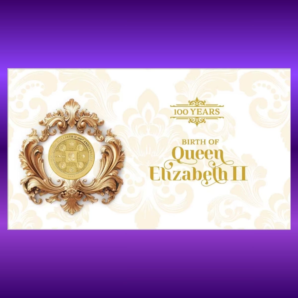 2026 $1 Perth Mint 100 Years Birth of Queen Elizabeth II PNC