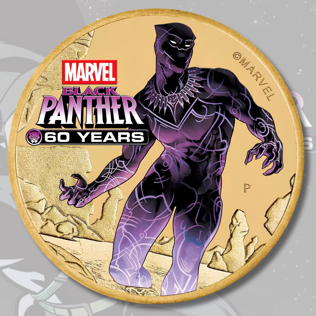 2026 $1 Perth Mint Black Panther 60th Anniversary PNC