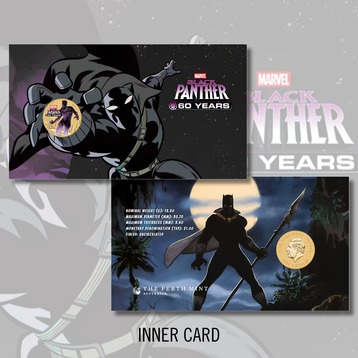 2026 $1 Perth Mint Black Panther 60th Anniversary PNC