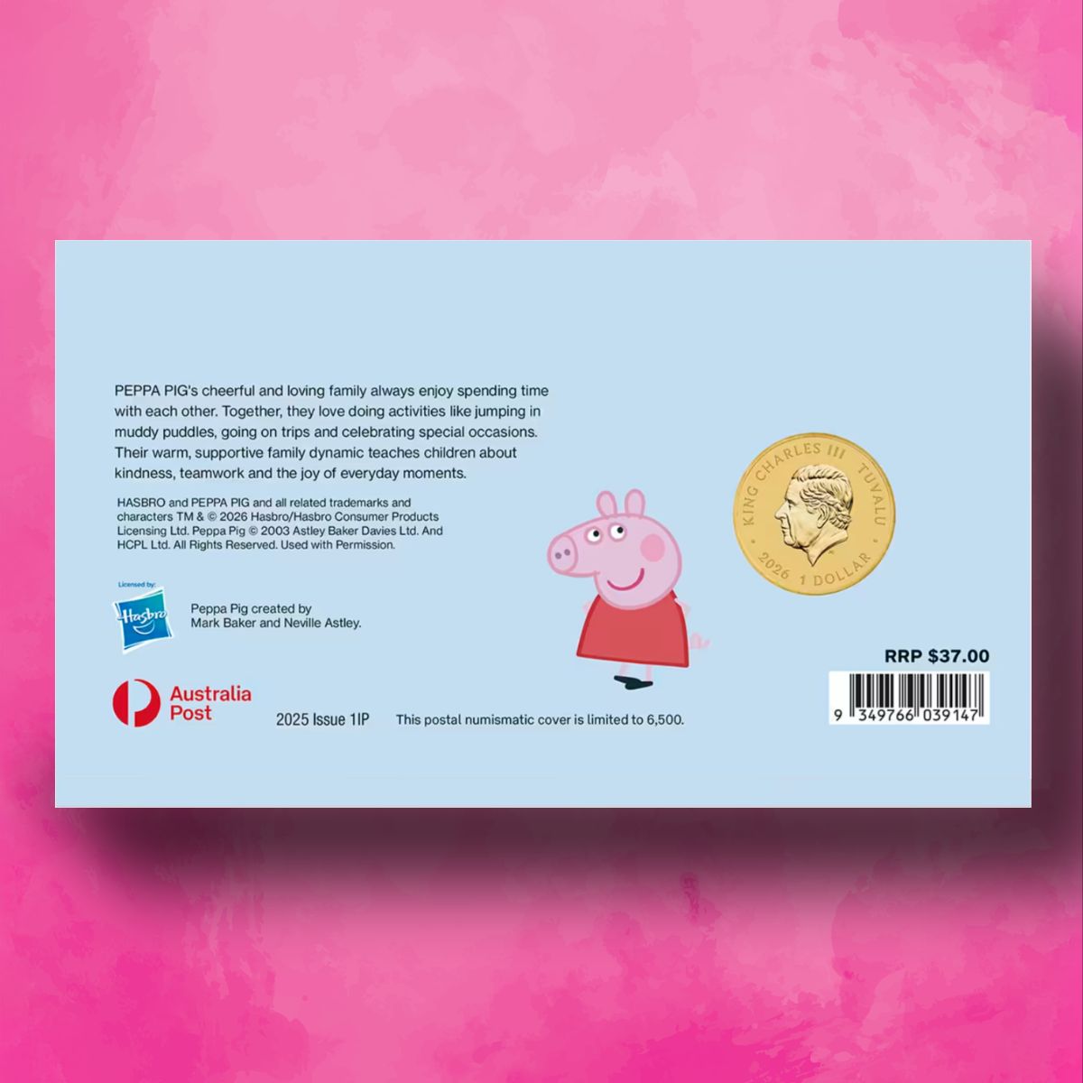 2026 $1 Perth Mint Peppa Pig PNC
