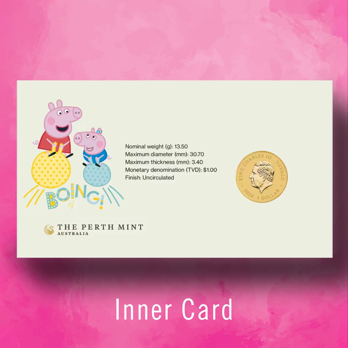 2026 $1 Perth Mint Peppa Pig PNC