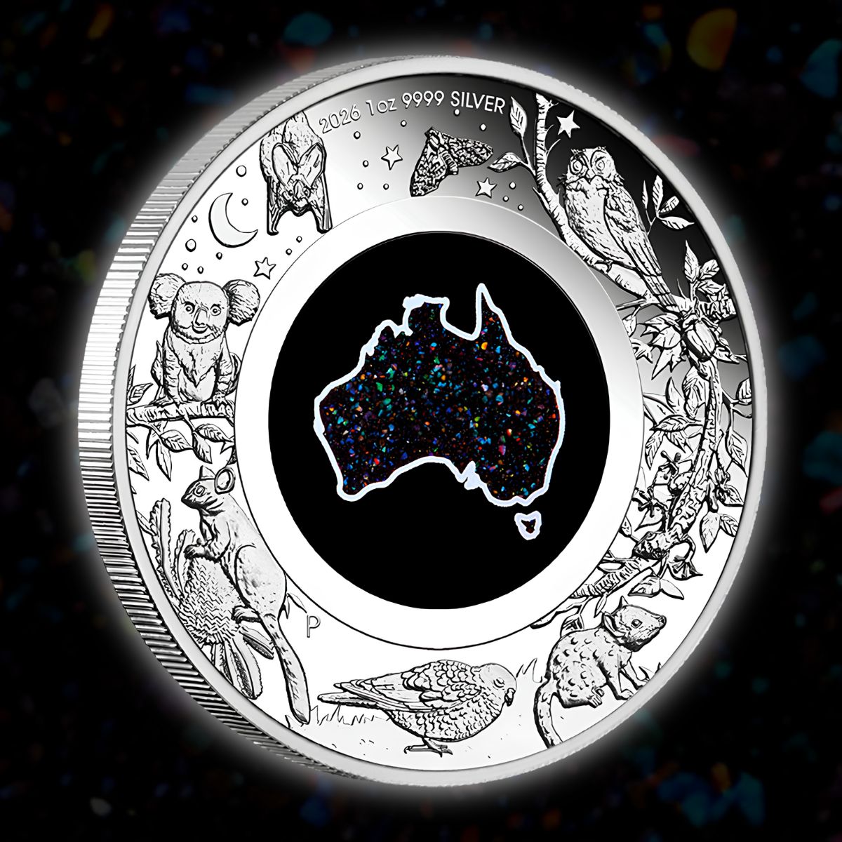 2026 1oz Great Southern Land - Matrix Opal Silver Proof Coin