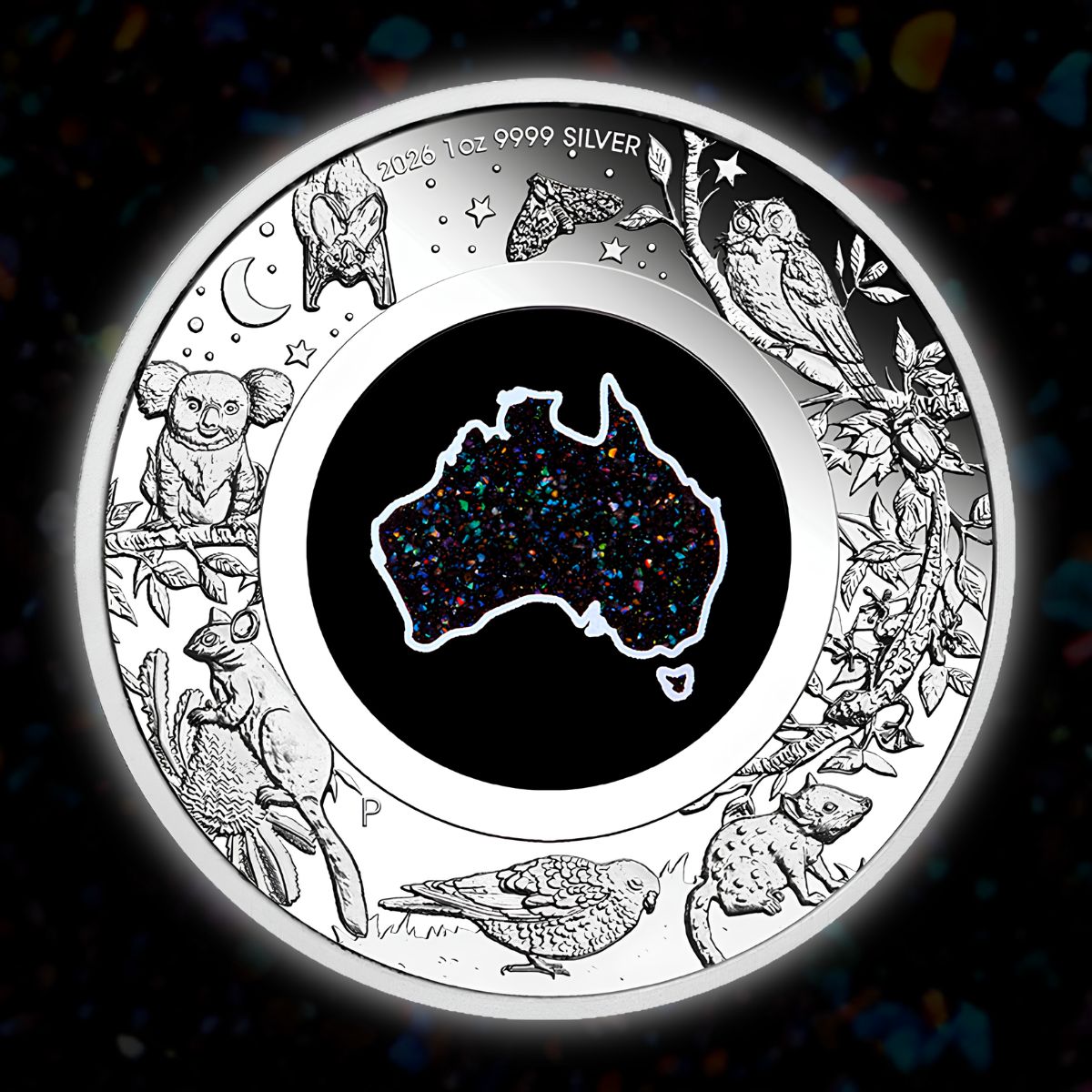 2026 1oz Great Southern Land - Matrix Opal Silver Proof Coin