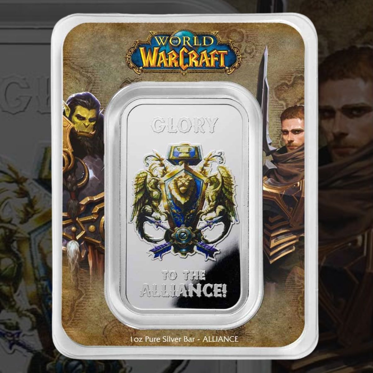 2026 World of Warcraft – Alliance 1oz Silver Bar (PAMP Group)