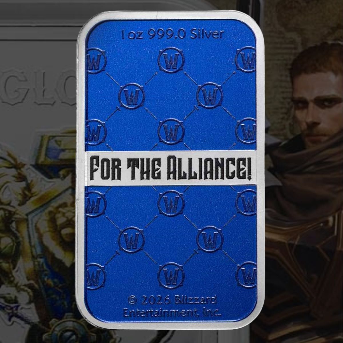 2026 World of Warcraft – Alliance 1oz Silver Bar (PAMP Group)
