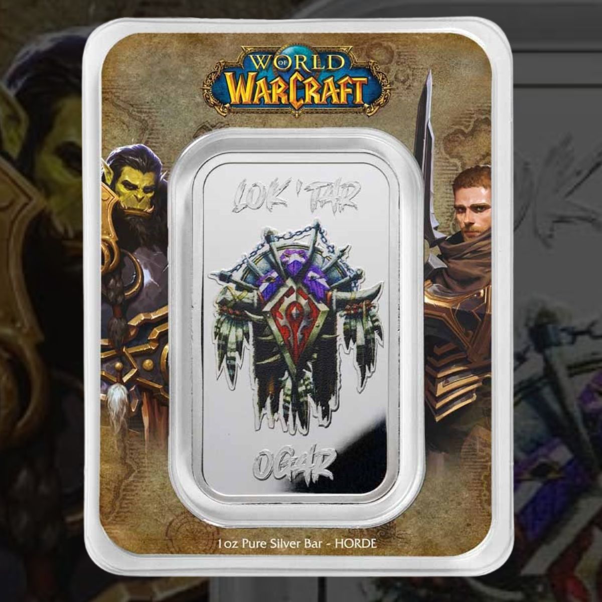 2026 World of Warcraft – Horde 1oz Silver Bar (PAMP Group)