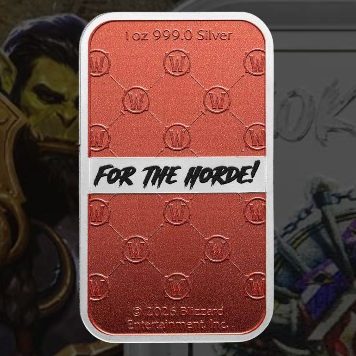 2026 World of Warcraft – Horde 1oz Silver Bar (PAMP Group)