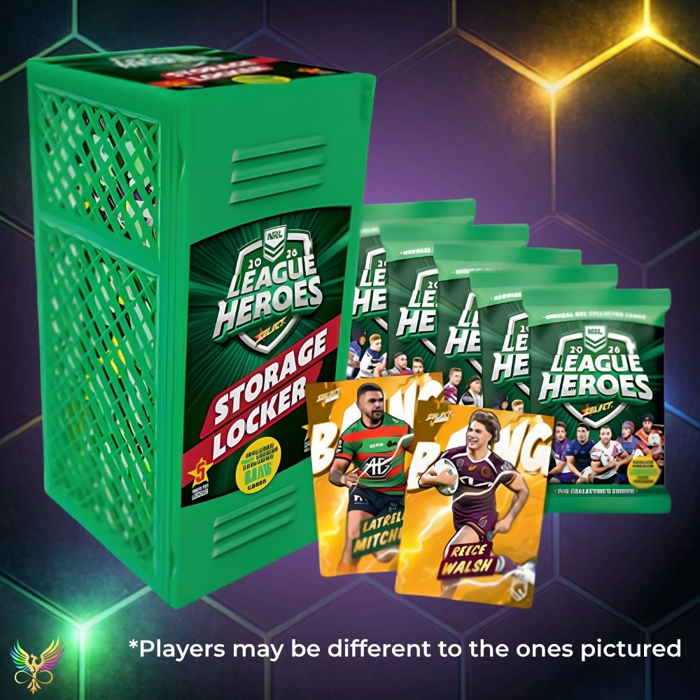 Select® 2026 NRL League Heroes Storage Locker 5 Packs