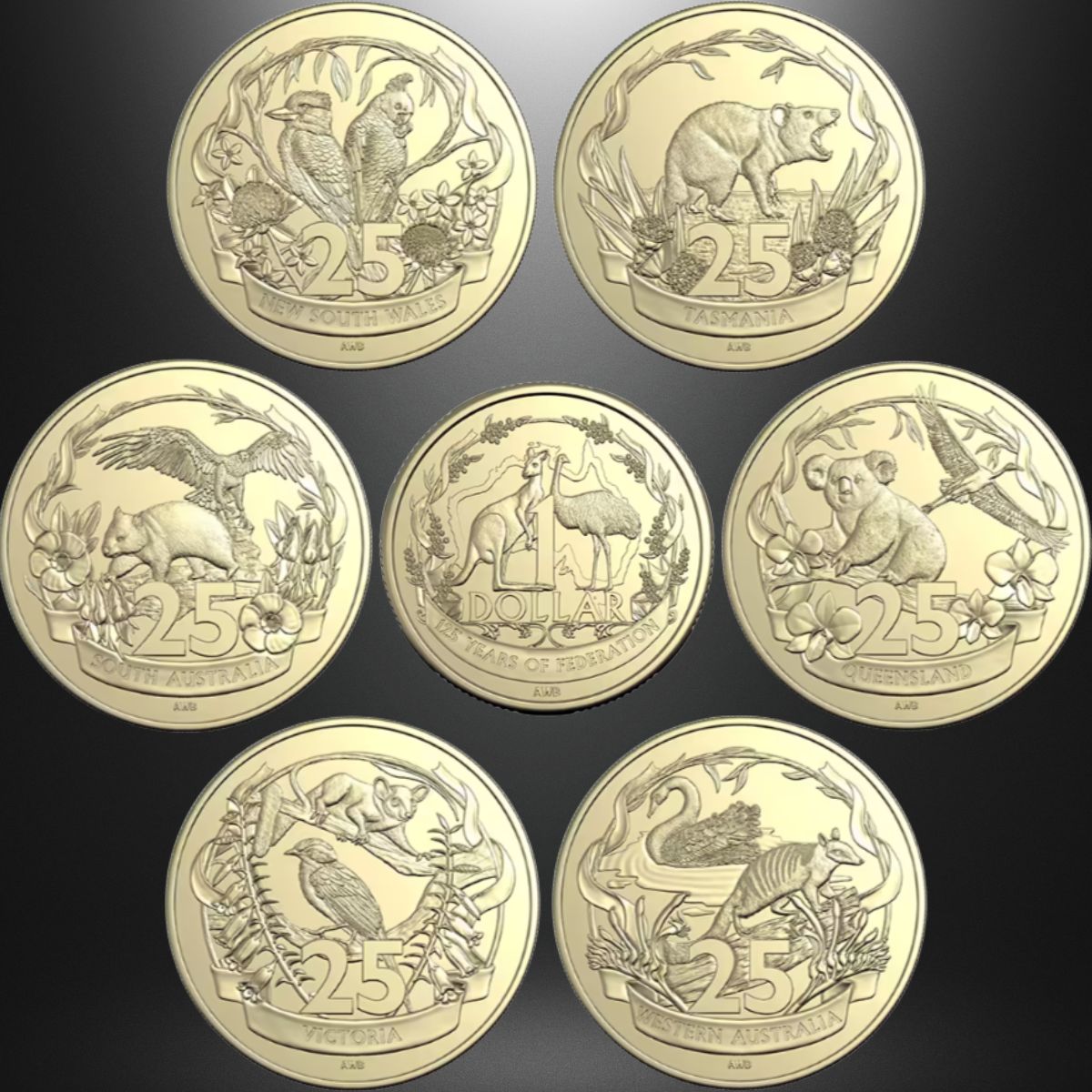 2026 125 Years of Federation Uncirculated Seven Coin Collection