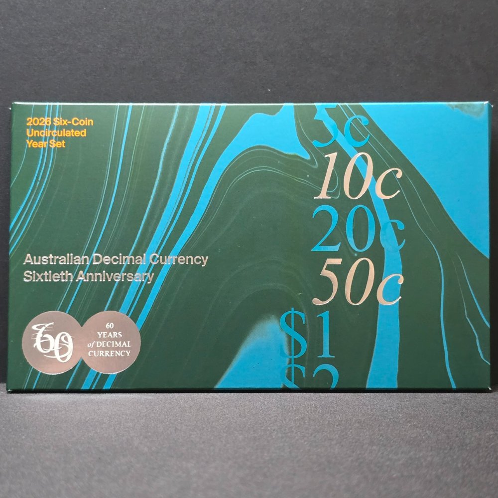 2026 60th Anniversary of Australian Decimal Currency Six Coin Mint Set