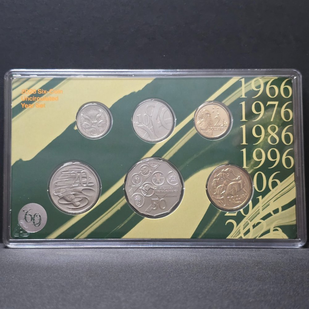 2026 60th Anniversary of Australian Decimal Currency Six Coin Mint Set