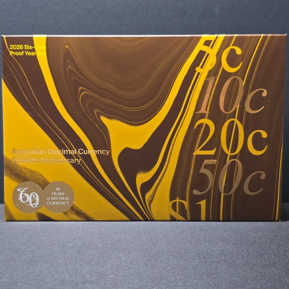 2026 60th Anniversary of Australian Decimal Currency Six Coin Proof Set