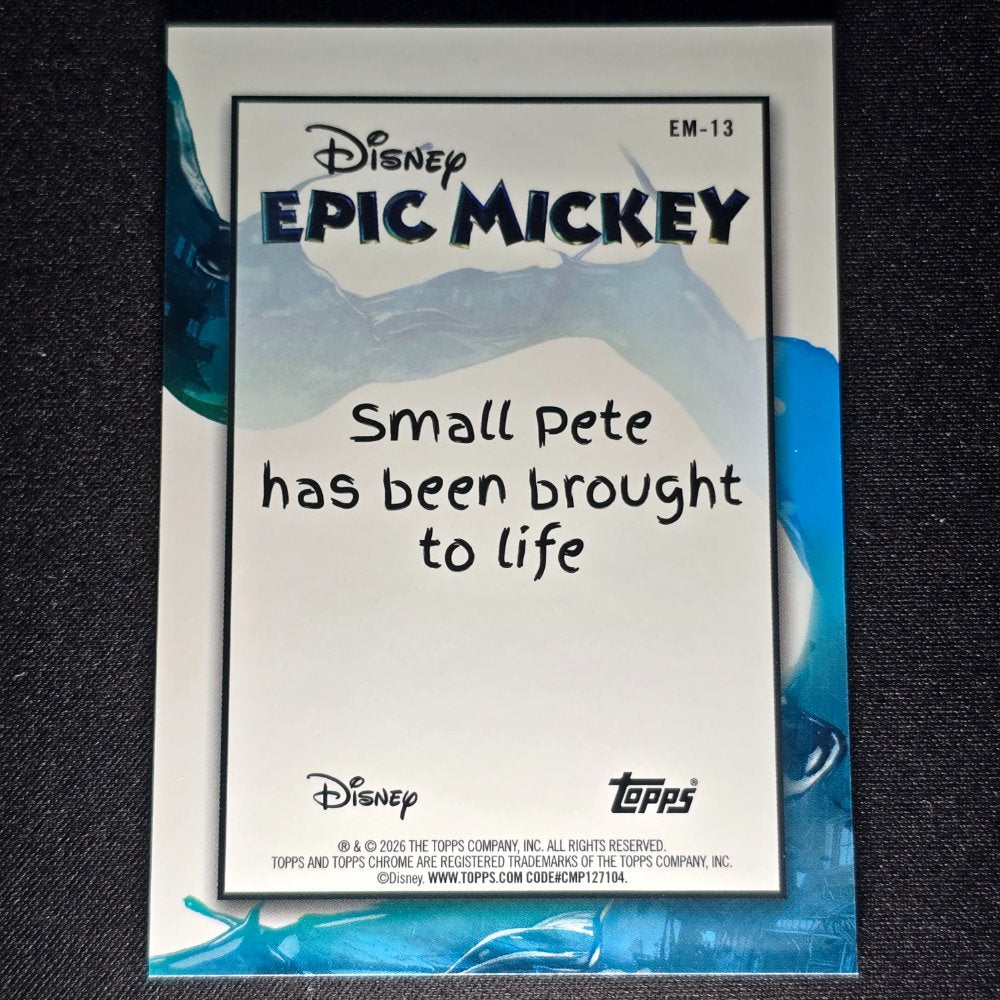 2026 Topps® Neon Disney Epic Mickey #EM-13 Small Pete