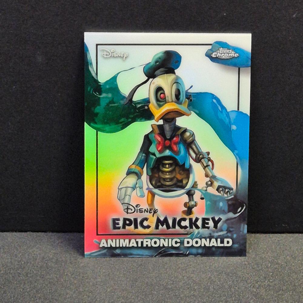 2026 Topps® Neon Disney Epic Mickey #EM-15 Animatronic Donald