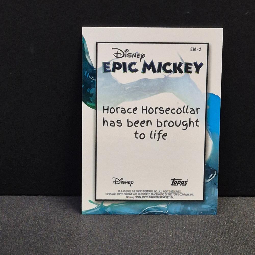 2026 Topps® Neon Disney Epic Mickey #EM-2 Horace Horsecollar
