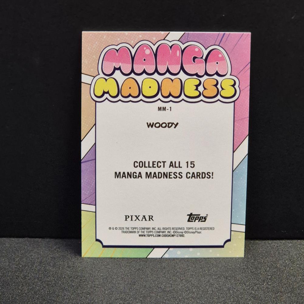 2026 Topps® Neon Disney Manga Madness #2 Woody [Toy Story]